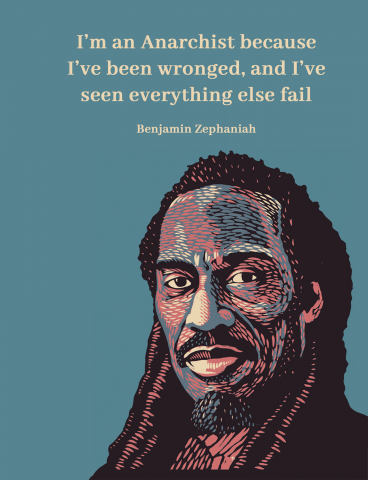 Produse - I`m an anarchist because I`ve been wronged, and I`ve seen everything esle fall (Benjamin Zephaniah)