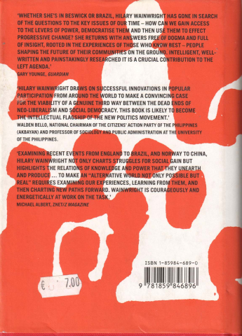 Reclaim the state (Hilary Wainwright) [1]