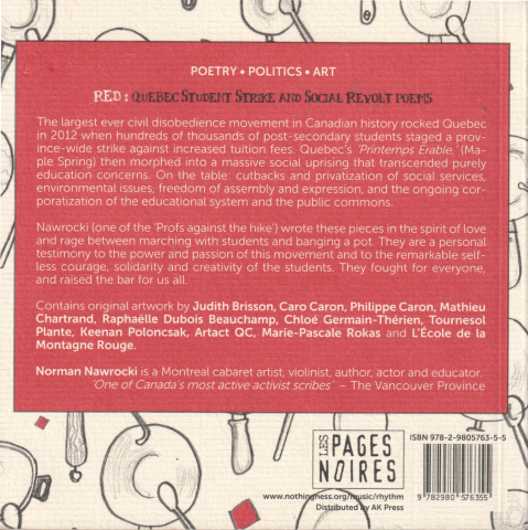 Red. Quebec student strike and social revolt poems (Norman Nawrocki) [1]