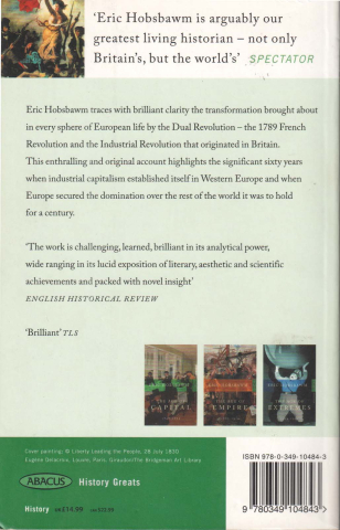 The Age of Revolution (Eric Hobsbawm) [1]