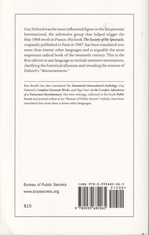 The society of the spectacle (Guy Debord) [1]