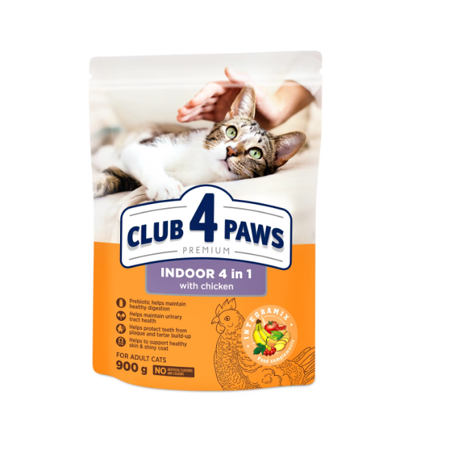 Hrana Club4Paws pisica indoor [1]