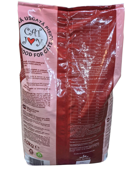 Hrana uscata pentru pisici Cat Joy, cu vita 10 kg [3]