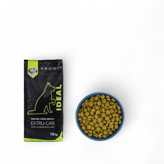 Hrană uscată pentru câini adulți, Extru Can Ideal 10 kg [3]