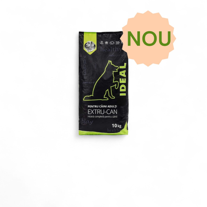 Hrană uscată pentru câini adulți, Extru Can Ideal 10 kg [2]