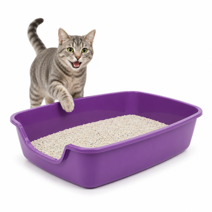 Nisip pentru litiera, City Cat Clumping White Baby Powder, 10L [2]