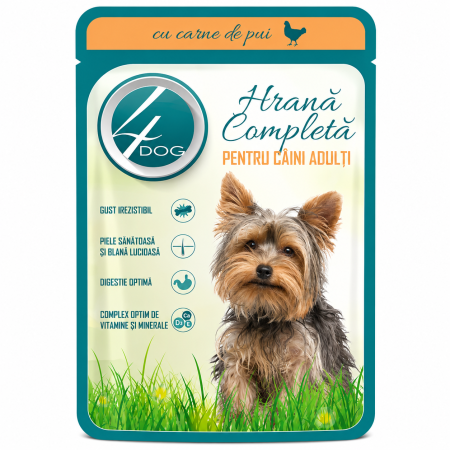 Hrana umeda caini - plic_caine_cu_pui_100g