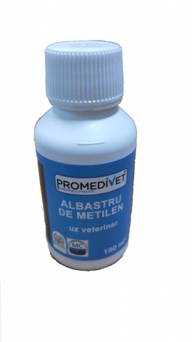 PASARI SI ANIMALE DE CURTE - albastru_metilen_dezinfectant