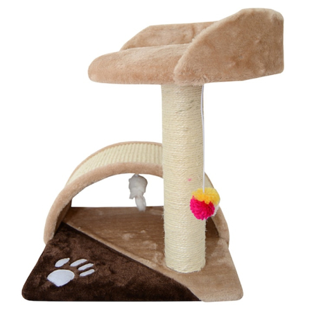 PISICI - Ansamblu de joaca pentru pisici Miau Miau sisal Trendy 35x35x42 cm