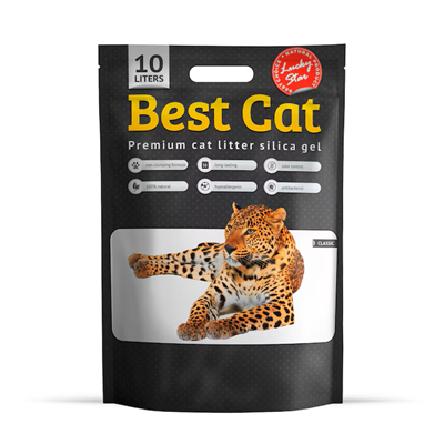 Asternuturi pisici - Asternut igienic pentru pisici Best Cat, Clasic, Silicat, 10l