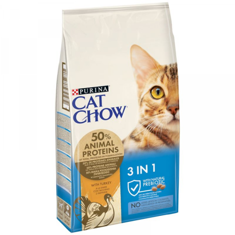 Hrana uscata pisici - CAT CHOW ADULT CURCAN & PUI 15KG