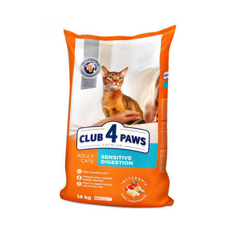 Hrana uscata pisici - CLUB 4 PAWS CAT SENSITIVE DIGESTIVE