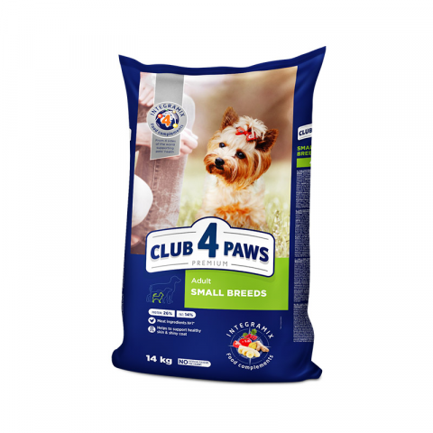 Hrana uscata caini - CLUB 4 PAWS DOG SMALL BREED PUI