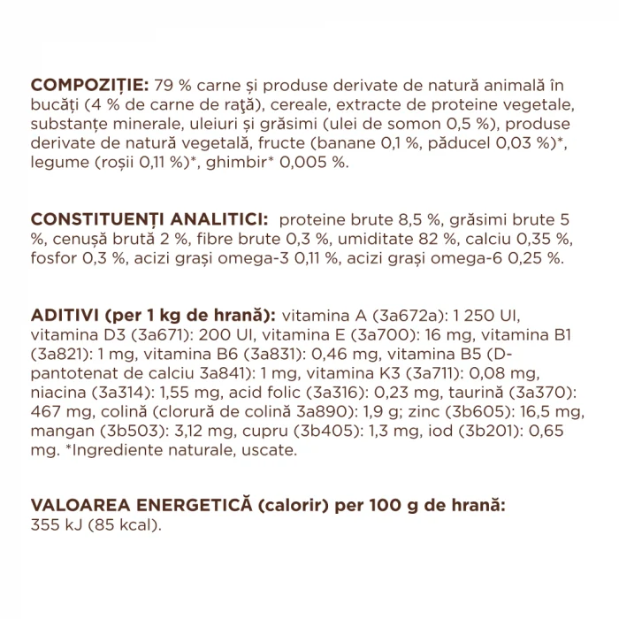 Club 4 Paws Premium, Hrana umeda pisici, rata in sos, 85g [2]