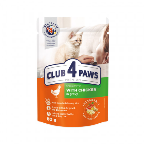 Hrana umeda pisici - CLUB 4 PAWS PLIC CAT KITTEN