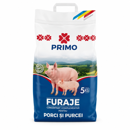 Hrana porci - Concentrat Primo porc creștere și  îngrășare 5kg