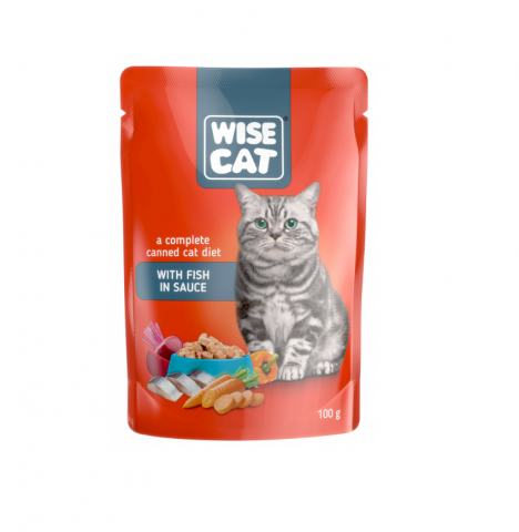 Hrana umeda pisici - Plic peste in sos