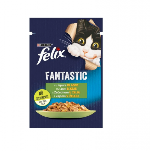 Hrana umeda pisici - Plic pisica iepure