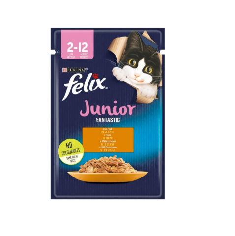 Hrana umeda pisici - Plic junior