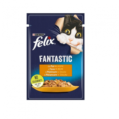 Hrana umeda pisici - Felix plic pui
