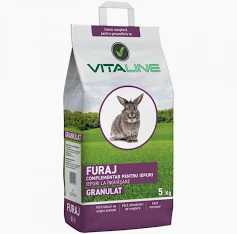 PASARI SI ANIMALE DE CURTE - FURAJ IEPURI VITALINE 5KG