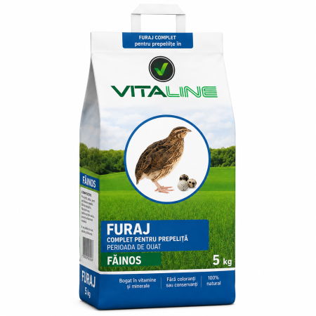 Hrana pasari curte - Furaj Prepelita Oua, Vitaline Premium, 5Kg