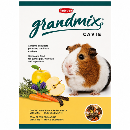 Hrana rozatoare - Hrana completa pentru Porcusori de Guineea Padovan, GrandMix 850g