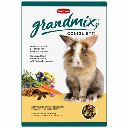 Hrana rozatoare - Hrana Padovan Grandmix pentru iepuri pitici, 850 g