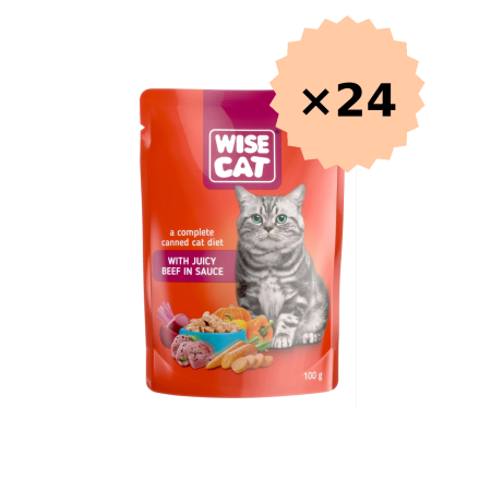 Hrana umeda pisici - Hrana umeda pentru pisici plic CPF WISE CAT VITA IN SOS, 24x100g