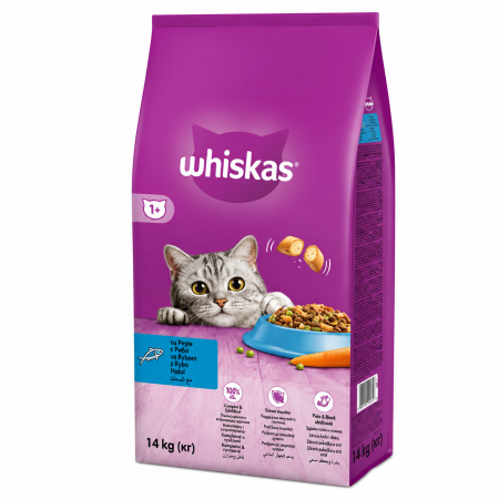 Hrana uscata pisici - Hrana Uscata Pisici WHISKAS cu Ton 14kg