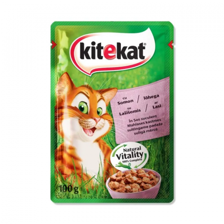 Hrana umeda pisici - KITEKAT PISICA SOMON PLIC