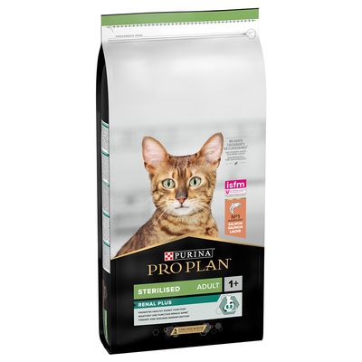 Hrana uscata pisici - PROPLAN PISICI STERILIZATE CU SOMON 10KG