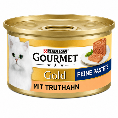 Hrana umeda pisici - Purina Gourmet Gold, Pate pentru Pisici cu carne de Curcan 85gr