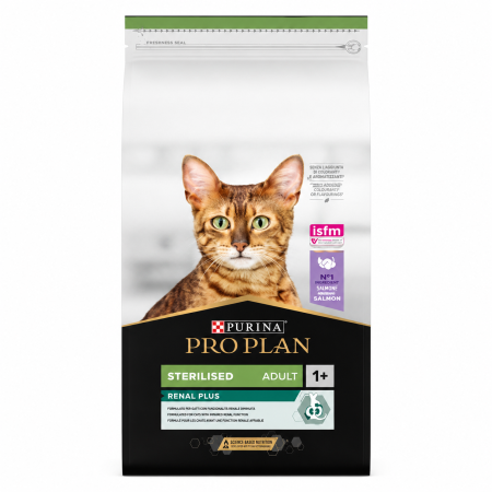 Hrana uscata pisici - Purina Pro Plan Pisici Adulte Sterilizate Renal Plus cu Curcan 10Kg