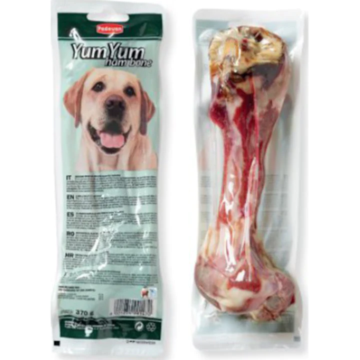 CAINI - Recompense pentru caini Padovan Yum-Yum Os Cu Sunca, 300g