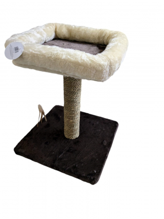 Ingrijire pisici - Ansamblu de joacă pentru pisici Miau‑Miau, Sisal Pătrat, 40x40x49 cm