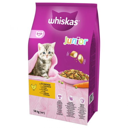 Hrana uscata pisici - whiskas_pui_junior