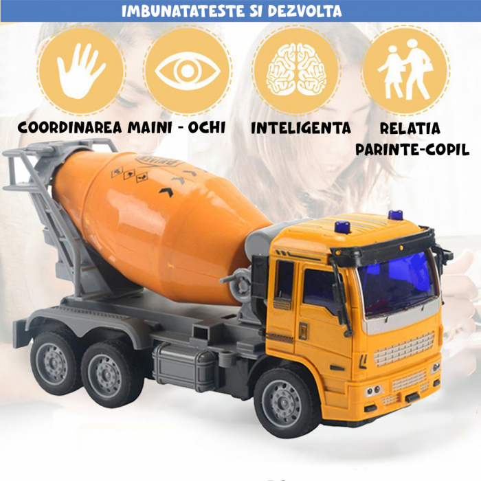 Betoniera de jucarie cu Telecomanda [4]