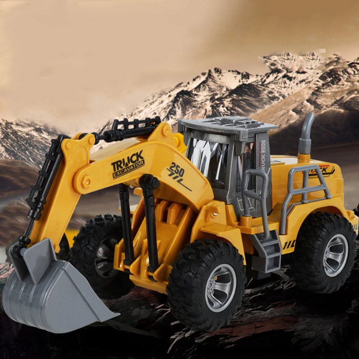 Buldoexcavator de jucarie cu Telecomanda [9]