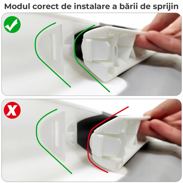 Cadita de baie pentru bebelusi pliabila culoare Gri [9]