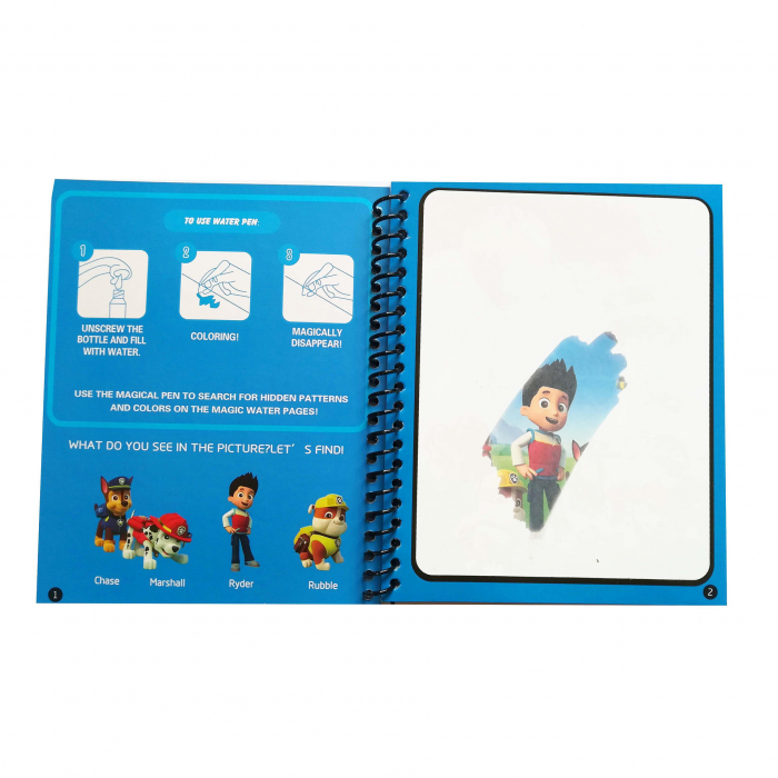 Carte de colorat cu apa Magic Book - Paw Patrol [11]