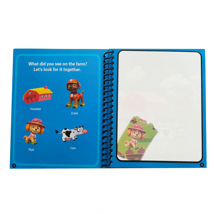 Carte de colorat cu apa Magic Book - Paw Patrol [9]