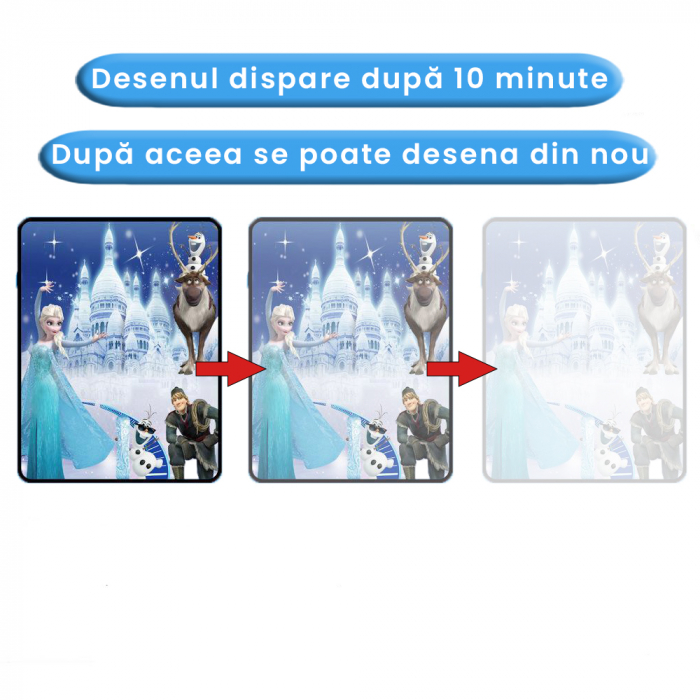 Carte de colorat cu apa Magic Book - Printesa Elsa [4]