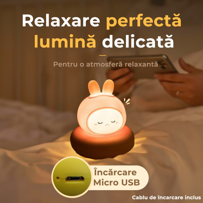 Lampa de noapte model iepuras [3]
