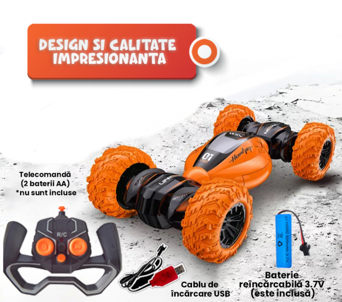 Masina cu telecomanda RC pentru copii portocalie [5]