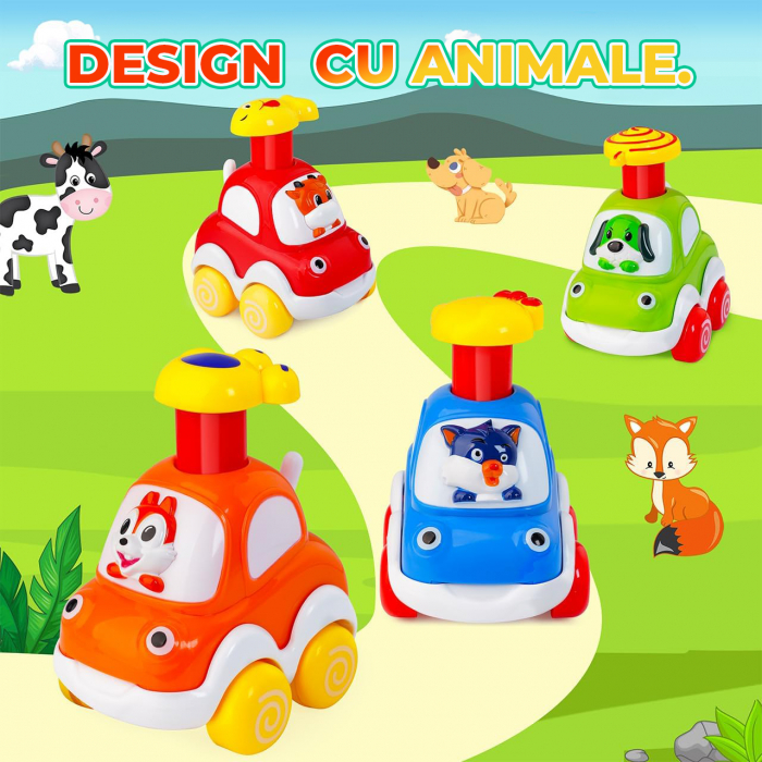 Set 4 Masinute de jucarie cu frictiune [5]