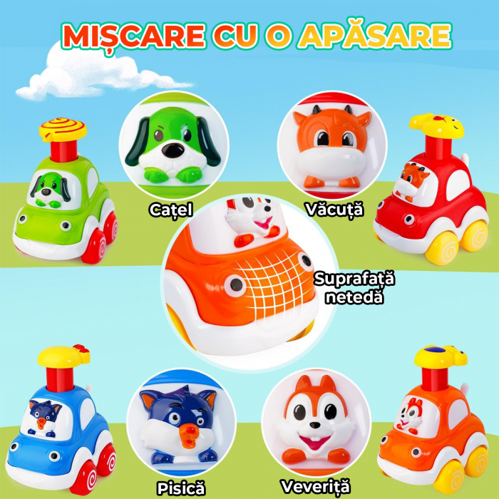 Set 4 Masinute de jucarie cu frictiune [2]