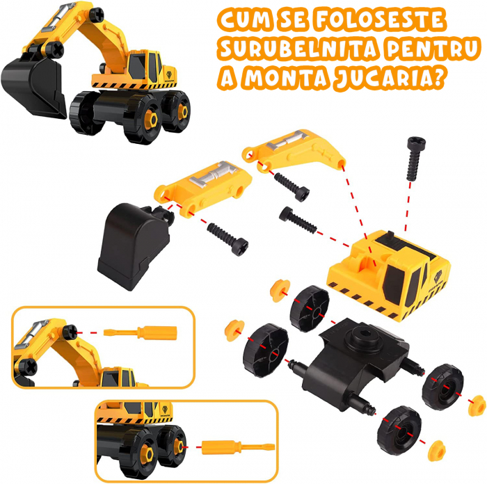 set 6 masini de constructie de jucarie [6]