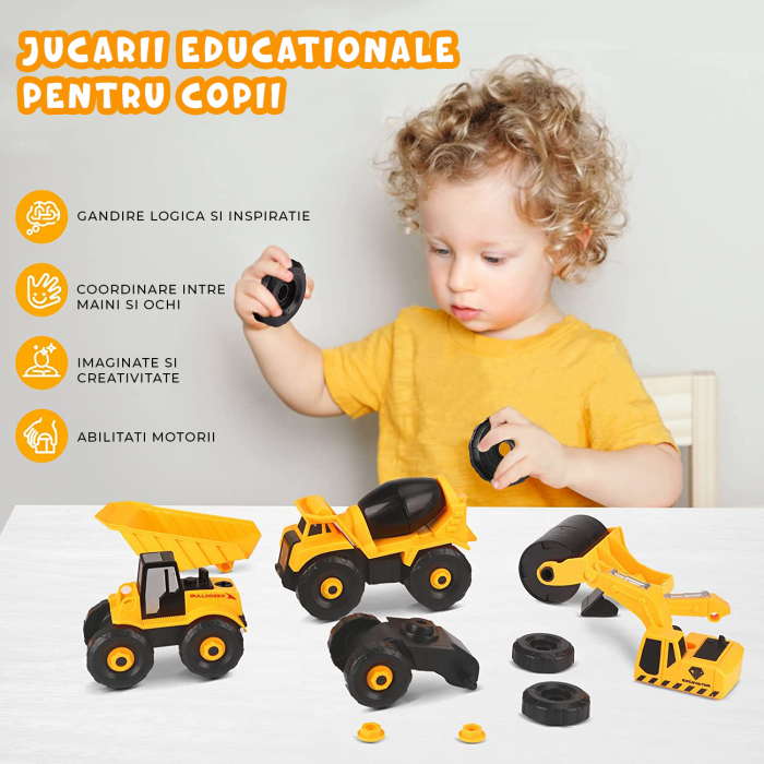 set 6 masini de constructie de jucarie [3]