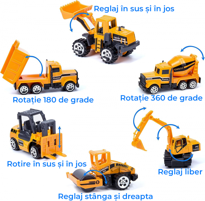 Set camion trailer de jucarie pentru transport [8]
